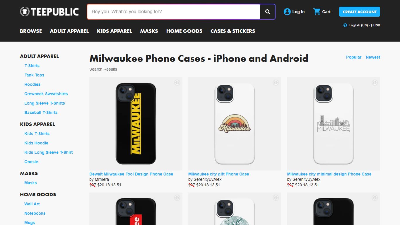 Milwaukee Phone Cases - iPhone and Android | TeePublic