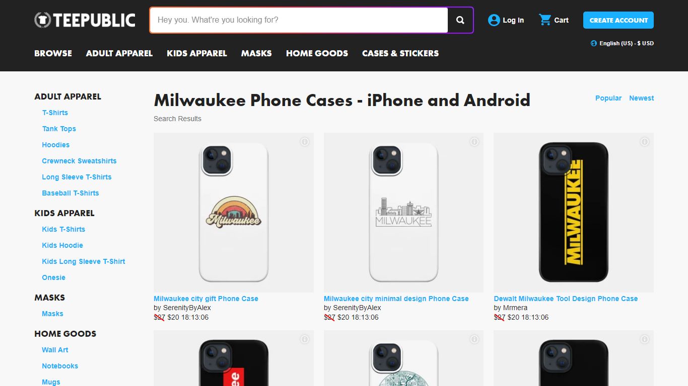 Milwaukee Home Phone Cases - iPhone and Android | TeePublic